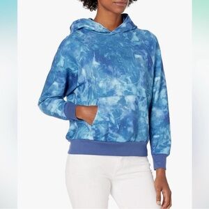 AG Adriano Goldschmied Cali Blue
Fitted Hooded Cotton Sweatshirt-
Small - NWT